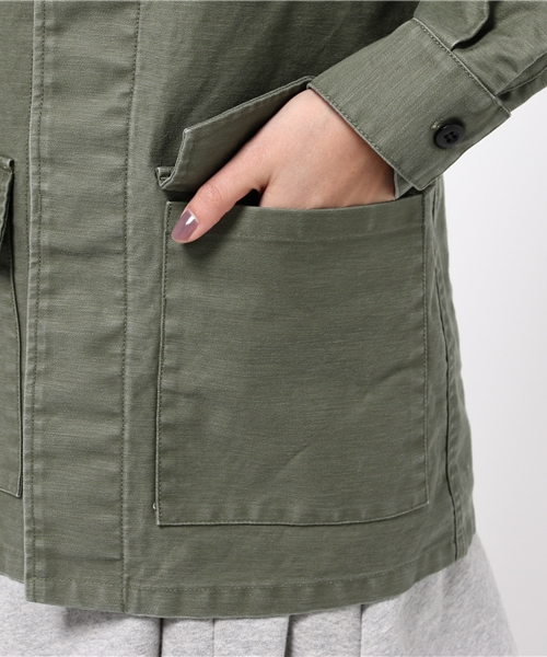 DouDou（ドゥドゥ）の「【DouDou】ミリタリージャケット（その他アウター・レディース・ベージュ/カーキ・FREE）」の8枚目の写真