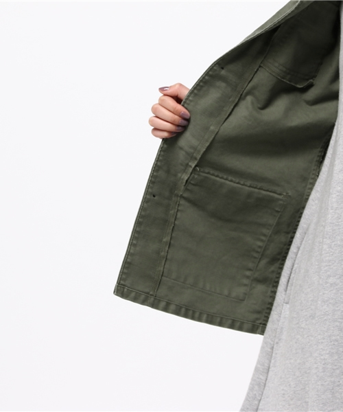 DouDou（ドゥドゥ）の「【DouDou】ミリタリージャケット（その他アウター・レディース・ベージュ/カーキ・FREE）」の12枚目の写真