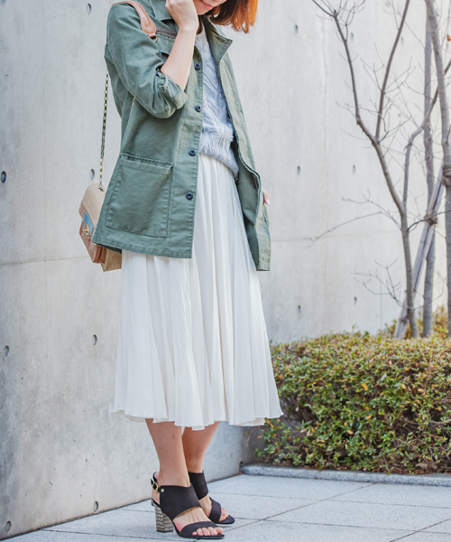 DouDou（ドゥドゥ）の「【DouDou】ミリタリージャケット（その他アウター・レディース・ベージュ/カーキ・FREE）」の16枚目の写真