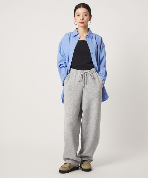 CITEN(シテン)の「<CITEN>スウェットライクニットパンツ(その他パンツ・レディース・ベージュ/ライトグレー/ダークグレー・S/M)」の8枚目の写真