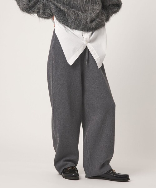 CITEN(シテン)の「<CITEN>スウェットライクニットパンツ(その他パンツ・レディース・ベージュ/ライトグレー/ダークグレー・S/M)」の9枚目の写真