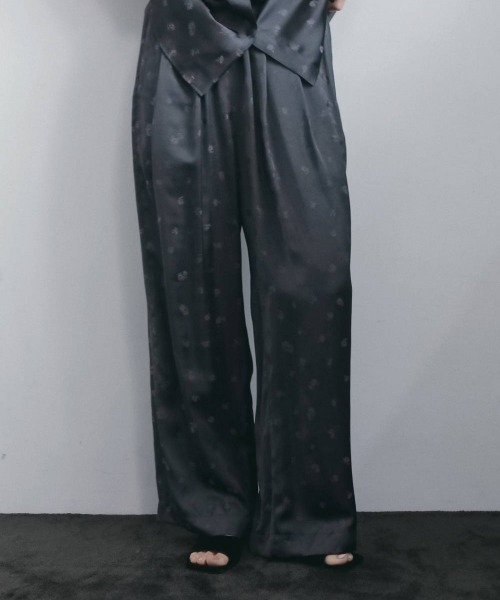 anuke（アンヌーク）の「anuke Flower Jacquard Roughpants（その他パンツ・レディース・ブラウン/グレー・38/36）」の5枚目の写真