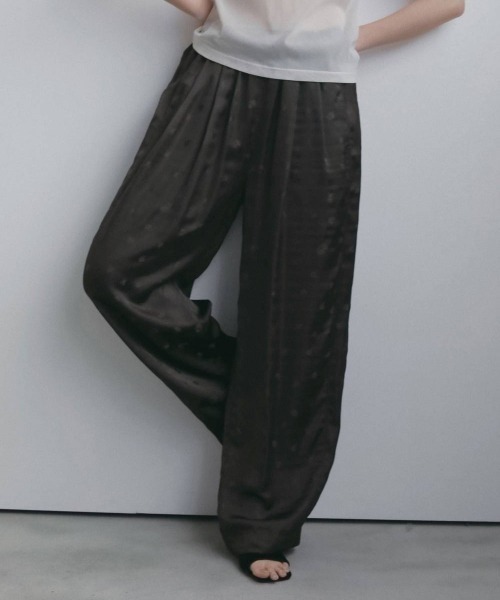 anuke（アンヌーク）の「anuke Flower Jacquard Roughpants（その他パンツ・レディース・ブラウン/グレー・38/36）」の11枚目の写真