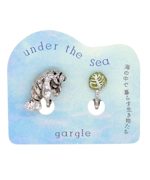 gargle（ガーグル）の「gargle ガーグル：海の生き物シリーズ　マナティー　イヤリング（イヤリング・レディース・シルバー・FREE）」の8枚目の写真
