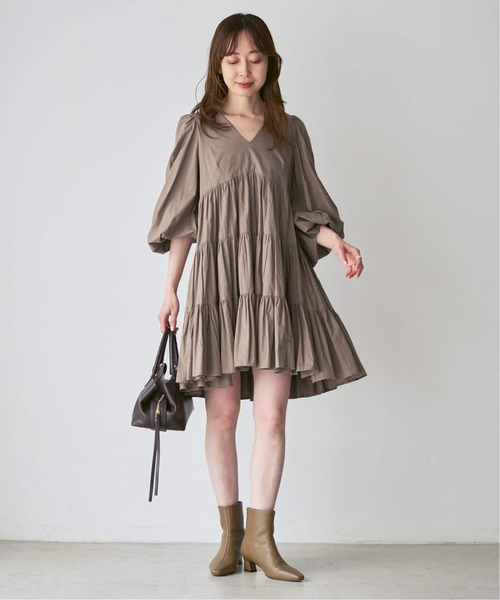 REMME(レメ)の「REMME/レメ ショートブーツ(ブーツ・レディース・ブラック/カーキ・23.5cm/23cm/24cm/24.5cm)」の4枚目の写真