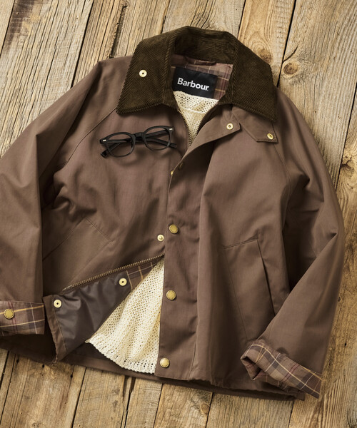 FREAK'S STORE（フリークスストア）の「Barbour | FREAK'S STORE/バブアー 別注 TRANSPORT JACKET/トランスポートジャケット（ブルゾン・レディース・オリーブ/ブラウン/ブラック・38/34/36）」の2枚目の写真