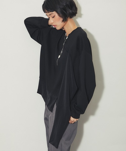 ANOTHER S(アナザーエス)の「フロントリボン結びプルオーバー(Tシャツ/カットソー・レディース・ホワイト/ブラック・FREE)」の15枚目の写真