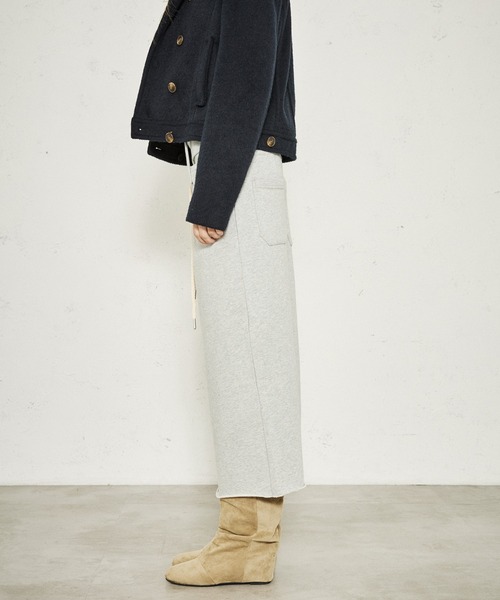 FTW(エフティダブリュー)の「WAIST RIB LONG SKIRT(スカート・レディース・グレー/ネイビー/ブラック・MEDIUM/SMALL)」の18枚目の写真