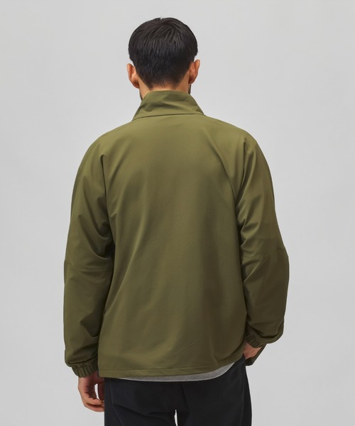 NEW BALANCE(ニューバランス)の「【別注】ニューバランス New Balance ウーブンスタンドカラージャケットストレッチ 限定コラボ(ナイロンジャケット・メンズ・ネイビー/ブラック/カーキ・L/3L/M/S)」の4枚目の写真