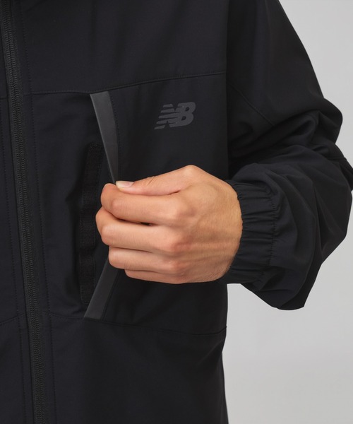 NEW BALANCE(ニューバランス)の「【別注】ニューバランス New Balance ウーブンスタンドカラージャケットストレッチ 限定コラボ(ナイロンジャケット・メンズ・ネイビー/ブラック/カーキ・L/3L/M/S)」の11枚目の写真