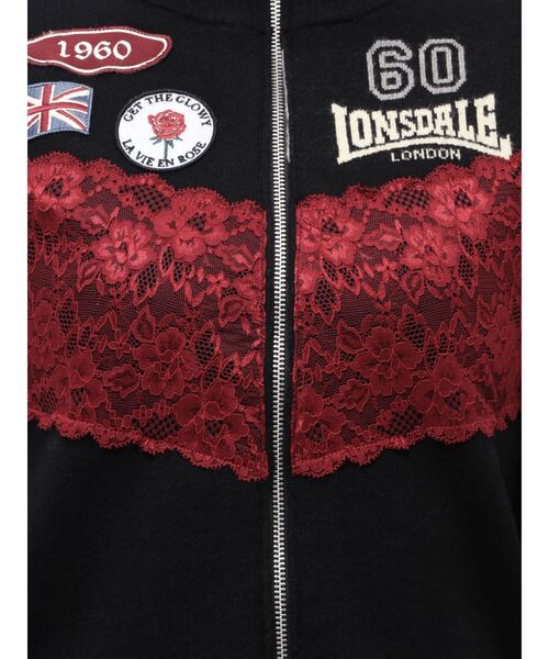 jouetie（ジュエティ）の「【LONSDALE×jouetie】ZIPニットカーデ（カーディガン/ボレロ・レディース・グレー/ブラック/ネイビー・FREE）」の10枚目の写真