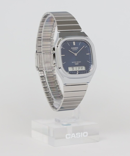 CASIO(カシオ)の「CASIO CLASSIC / AQ-240E-2A2JF(アナログ腕時計・メンズ・ネイビー・FREE)」の4枚目の写真