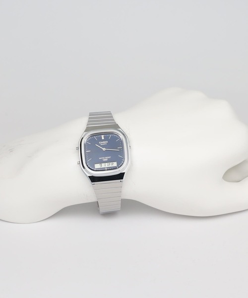 CASIO(カシオ)の「CASIO CLASSIC / AQ-240E-2A2JF(アナログ腕時計・メンズ・ネイビー・FREE)」の9枚目の写真
