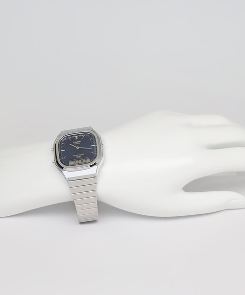CASIO(カシオ)の「CASIO CLASSIC / AQ-240E-2A2JF(アナログ腕時計・メンズ・ネイビー・FREE)」の11枚目の写真