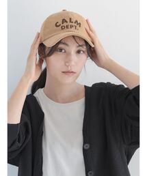 Te chichi（テチチ）の「細畝コーデュロイロゴ刺繍キャップ（ハット）」