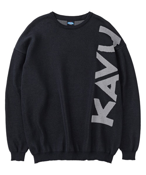 KAVU(カブー)の「KAVU/カブー Klear Knit/クリアニット(ニット/セーター・メンズ・ブラック/ネイビー・MEDIUM/X-LARGE)」の2枚目の写真