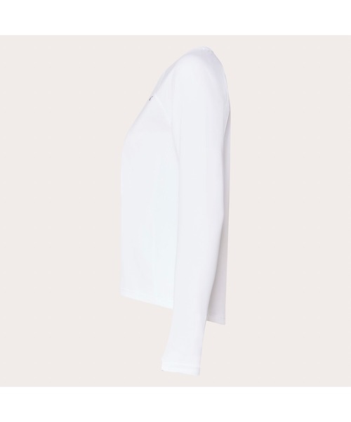 OAKLEY(オークリー)の「オークリー RADIANT QD OP L/S TEE 10.0/Tシャツ/スポーツ・トレーニング/レディース//OAKLEY(Tシャツ/カットソー・レディース・ホワイト/ブラック/ライトブルー・XS/S/M/L)」の4枚目の写真