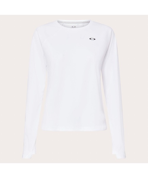 OAKLEY(オークリー)の「オークリー RADIANT QD OP L/S TEE 10.0/Tシャツ/スポーツ・トレーニング/レディース//OAKLEY(Tシャツ/カットソー・レディース・ホワイト/ブラック/ライトブルー・XS/S/M/L)」の5枚目の写真