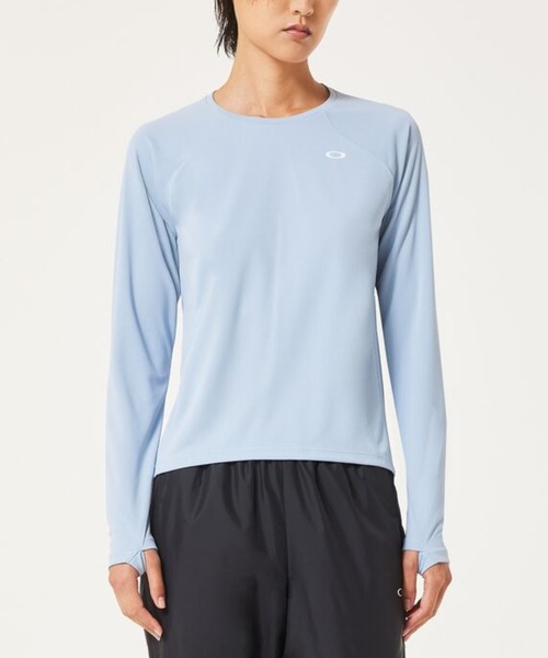 OAKLEY(オークリー)の「オークリー RADIANT QD OP L/S TEE 10.0/Tシャツ/スポーツ・トレーニング/レディース//OAKLEY(Tシャツ/カットソー・レディース・ホワイト/ブラック/ライトブルー・XS/S/M/L)」の14枚目の写真