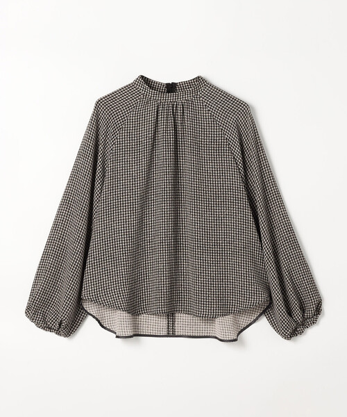 K.T KIYOKO TAKASE(キヨコタカセ)の「ヘリテージプリント ブラウス(シャツ/ブラウス・レディース・ブラック系その他/チャコール・9号/7号)」の2枚目の写真