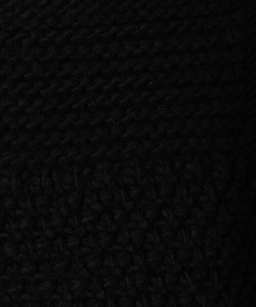 TOMORROWLAND （トゥモローランド）の「【WEB先行予約】TOMORROWLAND tricot パッチワーク チャンキーニットブルゾン（ニット/セーター・メンズ・ブラック/ブルー系その他2/ライトブラウン・S/M）」の15枚目の写真