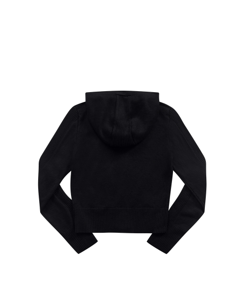 ASON(アズオン)の「FABLE KNIT HOOD ZIP-UP / BLACK(パーカー・レディース・その他・FREE)」の3枚目の写真