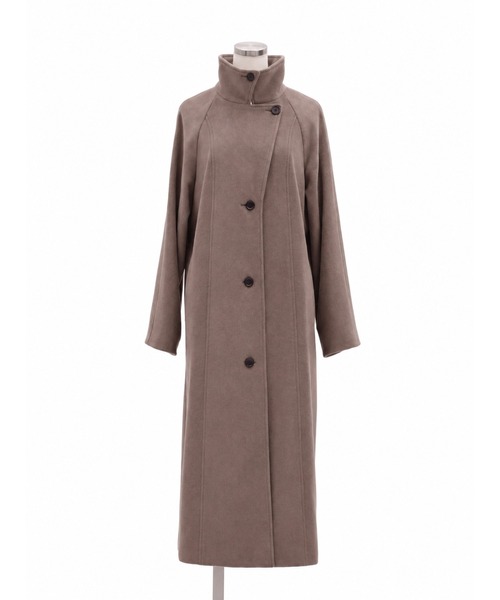 PUBLIC TOKYO（パブリックトウキョウ）の「【ZOZO限定先行発売】【日本製】新型wool100 3wayロングコート/ウール100％コート/ロングコート/オフィスカジュアル/オケージョン/保温/撥水/静電気防止/ウール100%/冬服/通勤/オンライン限定（ステンカラーコート・レディース・ブラック/ベージュ/ブラウン・1/2）」の19枚目の写真