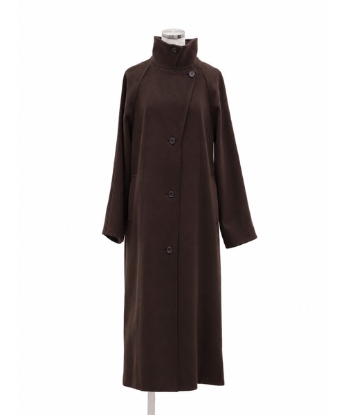 PUBLIC TOKYO（パブリックトウキョウ）の「【ZOZO限定先行発売】【日本製】新型wool100 3wayロングコート/ウール100％コート/ロングコート/オフィスカジュアル/オケージョン/保温/撥水/静電気防止/ウール100%/冬服/通勤/オンライン限定（ステンカラーコート・レディース・ブラック/ベージュ/ブラウン・1/2）」の13枚目の写真