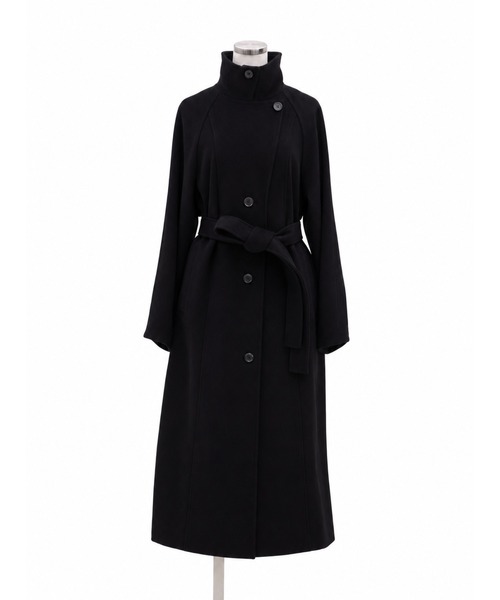 PUBLIC TOKYO（パブリックトウキョウ）の「【ZOZO限定先行発売】【日本製】新型wool100 3wayロングコート/ウール100％コート/ロングコート/オフィスカジュアル/オケージョン/保温/撥水/静電気防止/ウール100%/冬服/通勤/オンライン限定（ステンカラーコート・レディース・ブラック/ベージュ/ブラウン・1/2）」の10枚目の写真