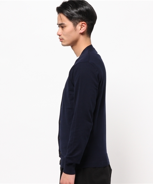 HELIOPOLE（エリオポール）の「ドレスコットンカーディガン（カーディガン/ボレロ・メンズ・キャメル/ブラック/ネイビー/ピンク・M/L）」の6枚目の写真