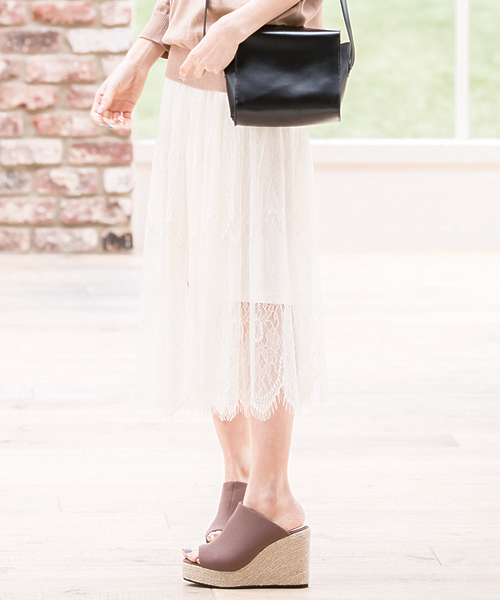 Re:EDIT（リエディ）の「《人気NO.1サボサンダル》ジュート巻きウェッジソールサンダル/サボ/シューズ[CHICMUSE][リエディオリジナル]（サンダル・レディース・ネイビー/ブラック系その他/ブラック×ブラック/ホワイト×ホワイト/マルチ/ベージュ/ブラック/アイボリー/カーキ/ホワイト系その他/ブラウン/レッド/ライトホワイト/ダークブラック/パイソン・LARGE/SMALL/MEDIUM/X-LARGE）」の9枚目の写真