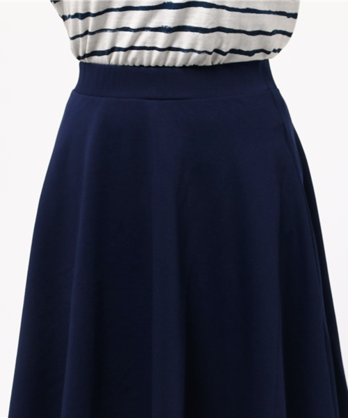 N.(N. Natural Beauty Basic)(エヌエヌナチュラルビューティーベーシック)の「ポンチセットアップ フレアスカート(スカート・レディース・ホワイト/ネイビー/オレンジ・MEDIUM)」の7枚目の写真