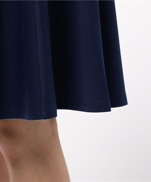 N.(N. Natural Beauty Basic)(エヌエヌナチュラルビューティーベーシック)の「ポンチセットアップ フレアスカート(スカート・レディース・ホワイト/ネイビー/オレンジ・MEDIUM)」の9枚目の写真