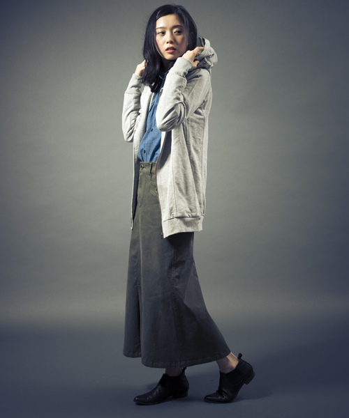 AVIREX（アヴィレックス）の「avirex/ アヴィレックス / STRETCH PRINT PARKA/ ストレッチ　プリント　パーカー（パーカー・レディース・グレー/ブラック・MEDIUM/SMALL）」の5枚目の写真