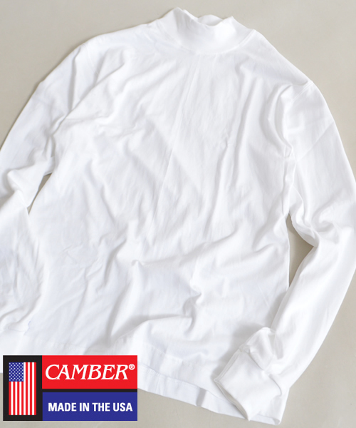 CAMBER（キャンバー）の「CAMBER/キャンバー モックネック 長袖Tシャツ（Tシャツ/カットソー・メンズ・ネイビー/ホワイト/グレー/グレー系その他/ブラック・L/M/S）」の18枚目の写真