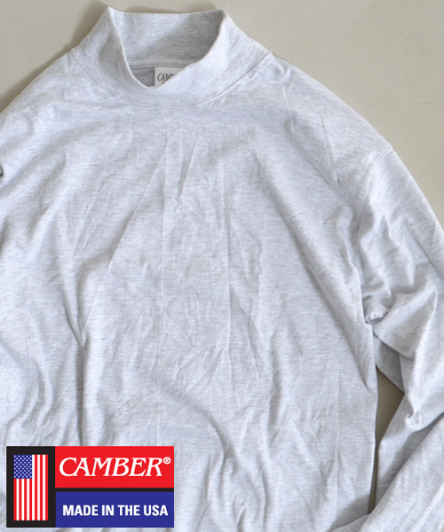 CAMBER（キャンバー）の「CAMBER/キャンバー モックネック 長袖Tシャツ（Tシャツ/カットソー・メンズ・ネイビー/ホワイト/グレー/グレー系その他/ブラック・L/M/S）」の16枚目の写真