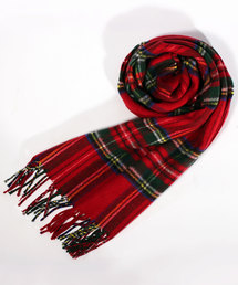 ８(eight) | チェック マフラー ロング ストール 日本製  (マフラー)