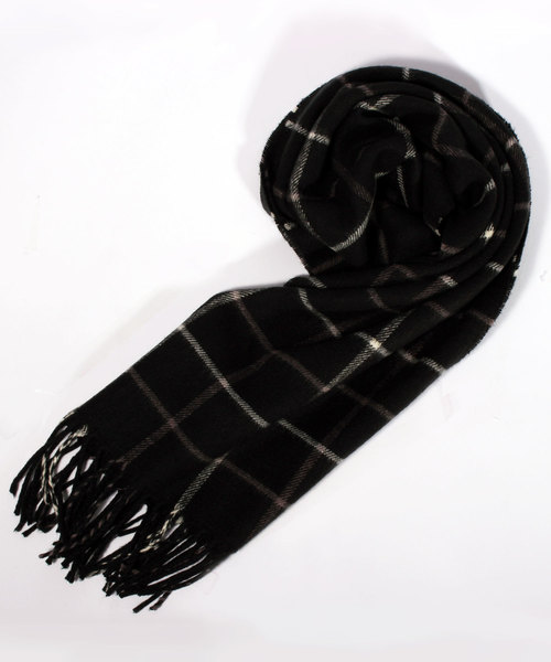 ８(eight)（エイト）の「日本製チェックマフラー（マフラー・メンズ・H/J/O/K/A/B/G/I/P/C/D/F/L/M/N/E・FREE）」の12枚目の写真