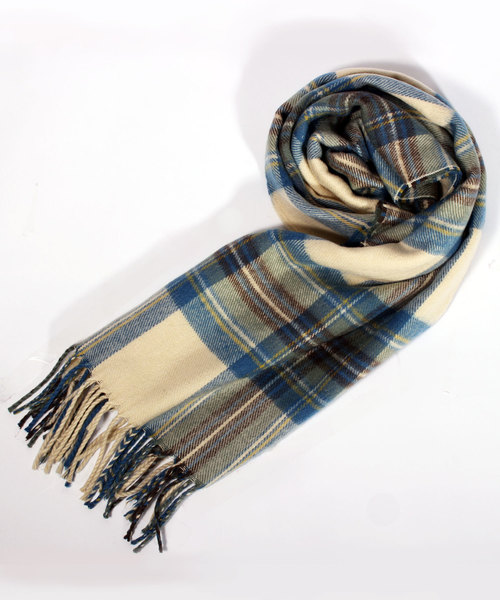 ８(eight)（エイト）の「日本製チェックマフラー（マフラー・メンズ・H/J/O/K/A/B/G/I/P/C/D/F/L/M/N/E・FREE）」の15枚目の写真