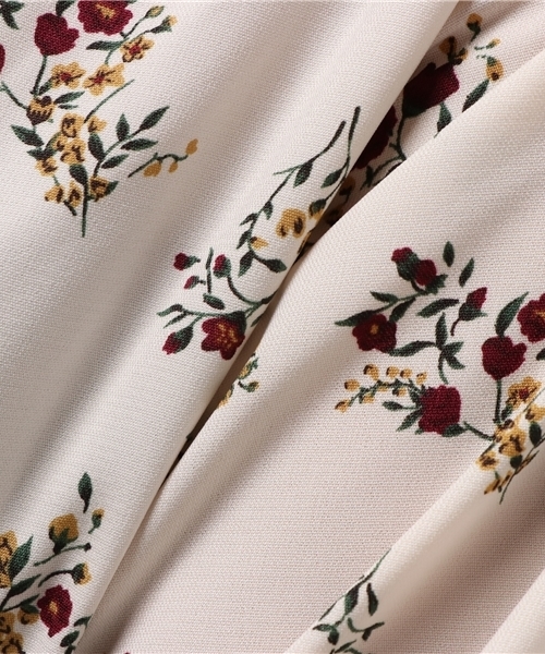 archives（アルシーヴ）の「花柄ロングガウンワンピース（ワンピース・レディース・ネイビー/ブラウン/オフホワイト・MEDIUM）」の11枚目の写真