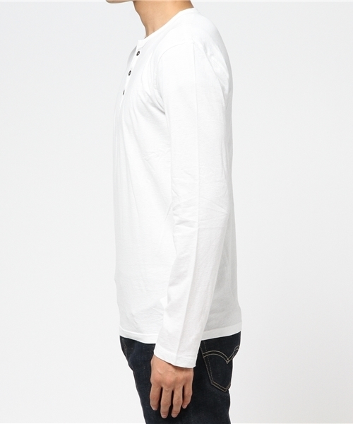 Denim & Supply Ralph Lauren（デニムアンドサプライラルフローレン）の「コットン ジャージー ヘンリー（Tシャツ/カットソー・メンズ・ホワイト・MEDIUM/SMALL/LARGE/X-SMALL）」の8枚目の写真