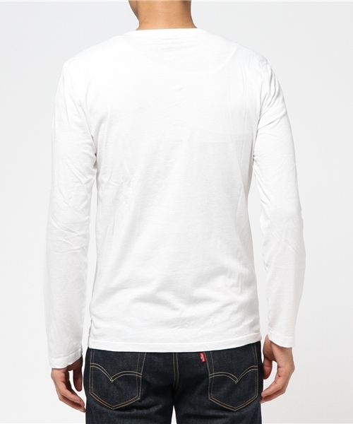 Denim & Supply Ralph Lauren（デニムアンドサプライラルフローレン）の「コットン ジャージー ヘンリー（Tシャツ/カットソー・メンズ・ホワイト・MEDIUM/SMALL/LARGE/X-SMALL）」の9枚目の写真