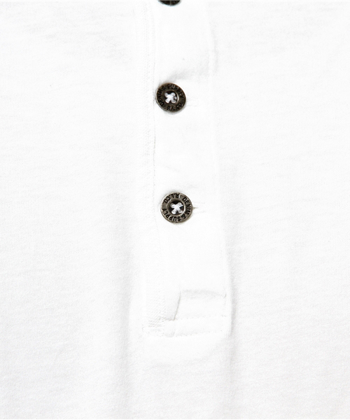 Denim & Supply Ralph Lauren（デニムアンドサプライラルフローレン）の「コットン ジャージー ヘンリー（Tシャツ/カットソー・メンズ・ホワイト・MEDIUM/SMALL/LARGE/X-SMALL）」の13枚目の写真