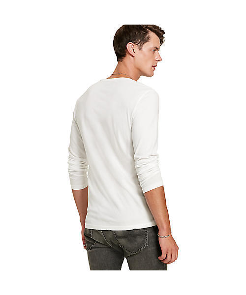 Denim & Supply Ralph Lauren（デニムアンドサプライラルフローレン）の「コットン ジャージー ヘンリー（Tシャツ/カットソー・メンズ・ホワイト・MEDIUM/SMALL/LARGE/X-SMALL）」の3枚目の写真