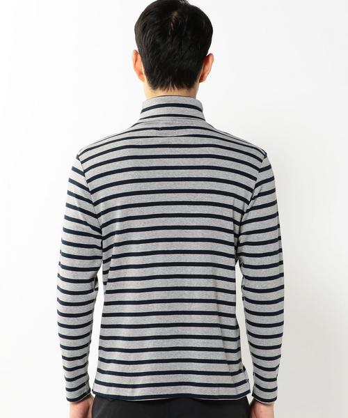 coen(コーエン)の「フライスボーダータートルネック(Tシャツ/カットソー・メンズ・ブラック/ネイビー・LARGE/X-LARGE/SMALL/MEDIUM)」の8枚目の写真