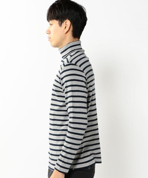 coen(コーエン)の「フライスボーダータートルネック(Tシャツ/カットソー・メンズ・ブラック/ネイビー・LARGE/X-LARGE/SMALL/MEDIUM)」の10枚目の写真