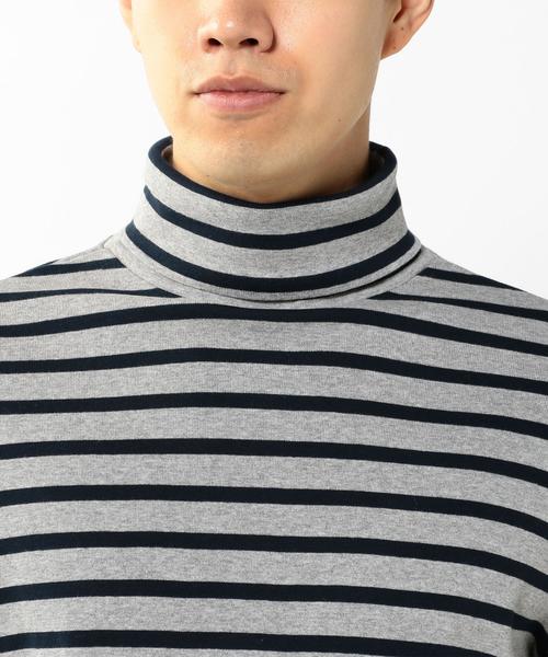 coen(コーエン)の「フライスボーダータートルネック(Tシャツ/カットソー・メンズ・ブラック/ネイビー・LARGE/X-LARGE/SMALL/MEDIUM)」の3枚目の写真