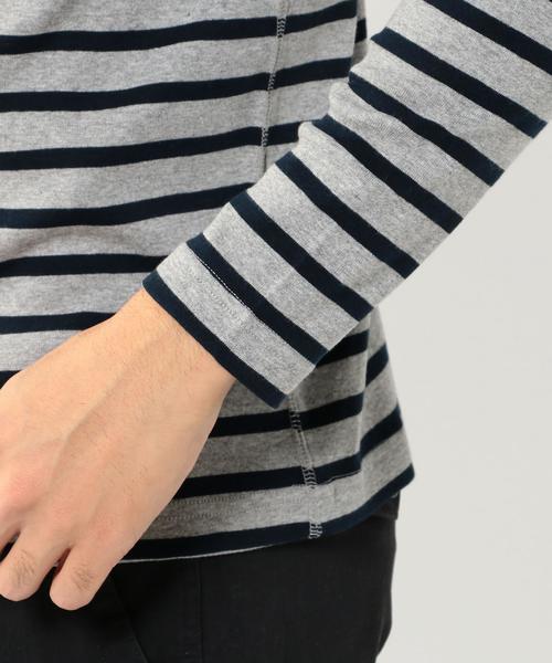 coen(コーエン)の「フライスボーダータートルネック(Tシャツ/カットソー・メンズ・ブラック/ネイビー・LARGE/X-LARGE/SMALL/MEDIUM)」の4枚目の写真