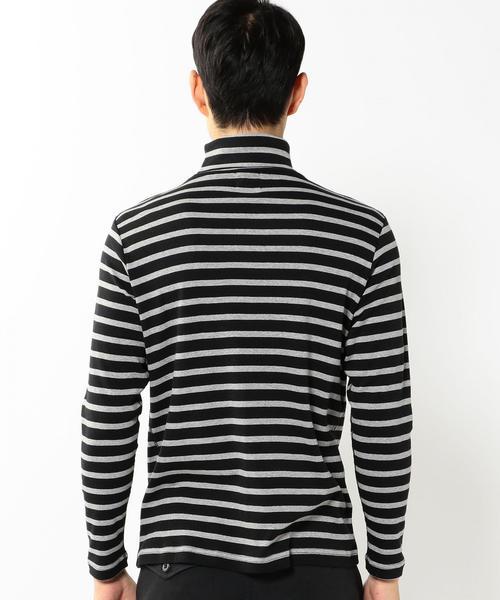coen(コーエン)の「フライスボーダータートルネック(Tシャツ/カットソー・メンズ・ブラック/ネイビー・LARGE/X-LARGE/SMALL/MEDIUM)」の6枚目の写真