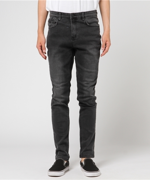 RES DENIM（レスデニム）の「【Safari 2月号掲載商品】RES DENIM/レスデニム BROLIN スキニー ブラックウォッシュ デニム（デニムパンツ・メンズ・スミクロ・34inch/32inch/30inch/28inch）」の2枚目の写真